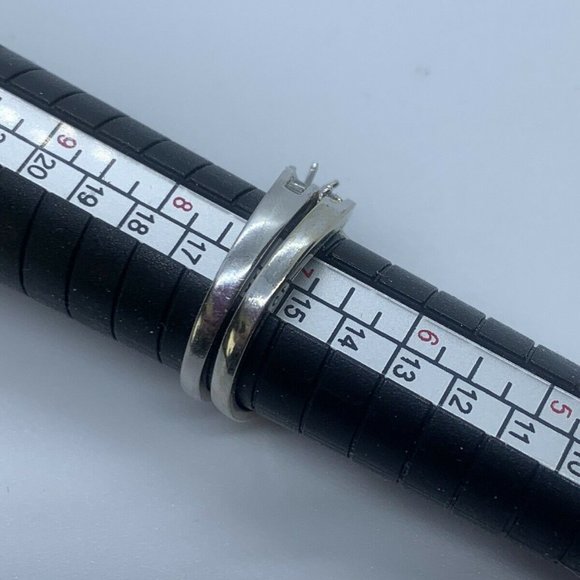 14k White Gold Diamond Bridal Set ****NO CENTER STONE*** Size 7 - Picture 10 of 10